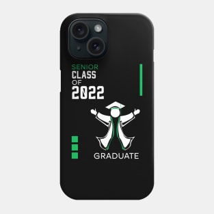 Proud graduation class of 2022 green Phone Case