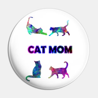 Cute Colorful Cats For Mom Pin