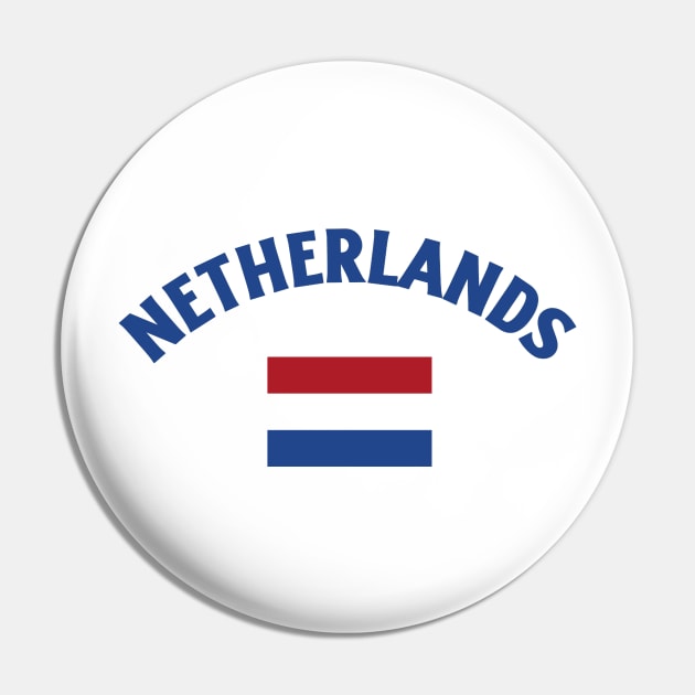 Netherlands Flag Pin by Issho Ni