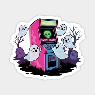 Game Over – Haunted Arcade Ghost Party Magnet