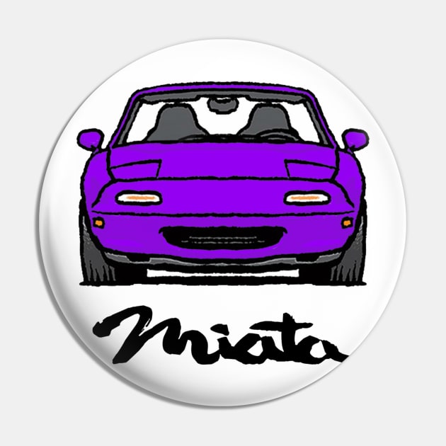 MX5 Miata NA Purple Pin by Woreth