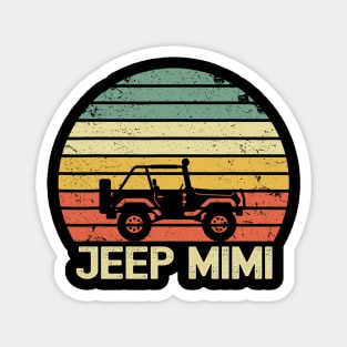 Jeep Mimi Vintage Jeep Magnet