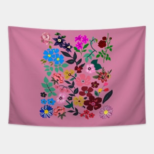 Spring Flower Digital Art Tapestry