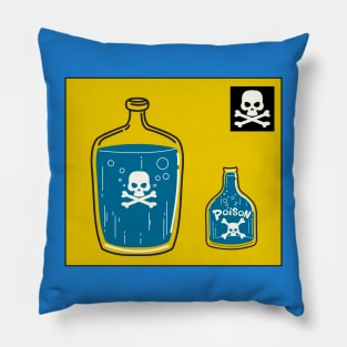 Skull and Bottle Pillow