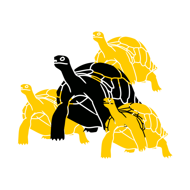 black yellow tortoise by bloomroge