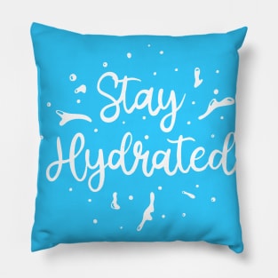 Stay Hydrated reminder Pillow