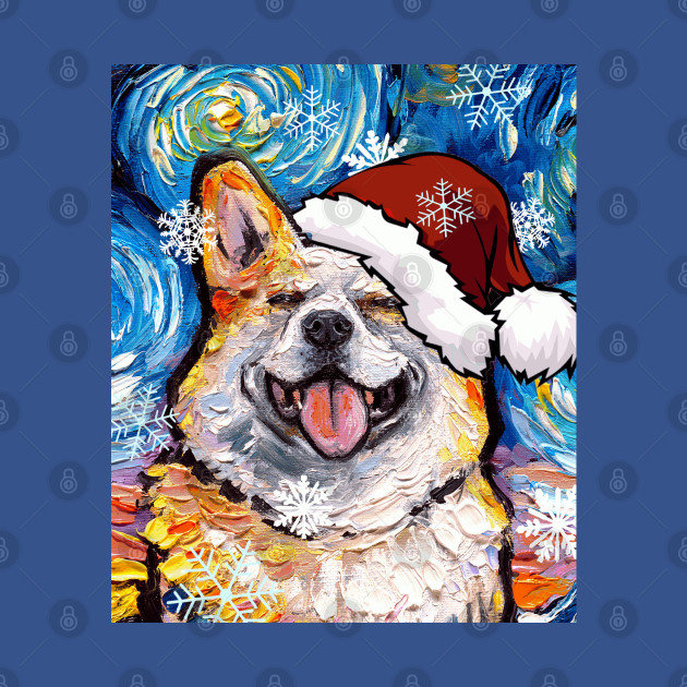 Discover Smiling Corgi Santa - Christmas - T-Shirt