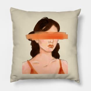 mystery girl Pillow