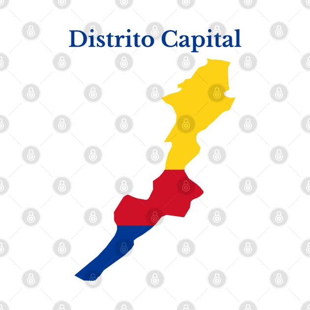 Capital District Colombia Map by maro_00