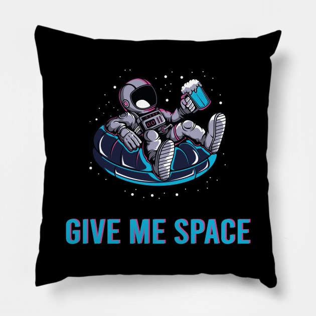 Give Me Space Pillow by kim.id