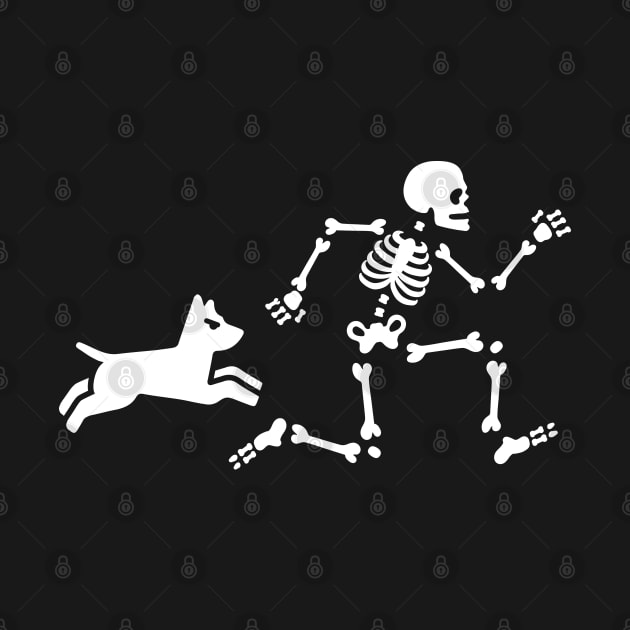 Dog mom dog trainer training skeleton bones dog K9 by LaundryFactory