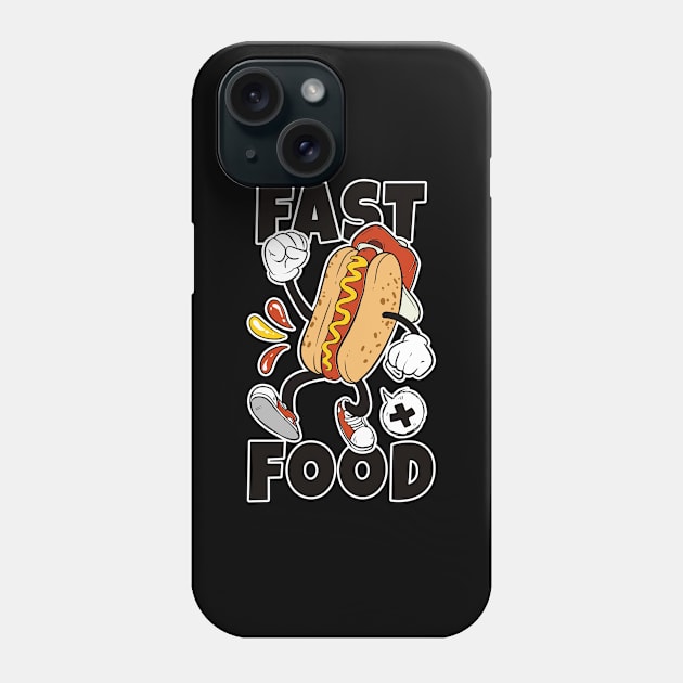 Running Hot Dog Phone Case by Photomisak72