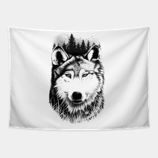 Wild Wolf Tapestry