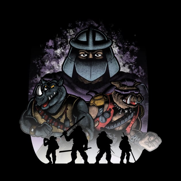 Ninjas villains by Cromanart