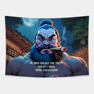 Puff Sumo: He who speaks the truth doesn’t mind being questioned Tapestry