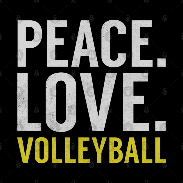 Peace Love volleyball gift - Peace Love Volleyball - Phone Case | TeePublic
