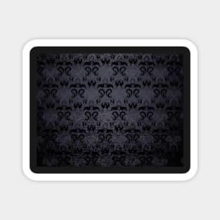 Dark Patterned Background Magnet