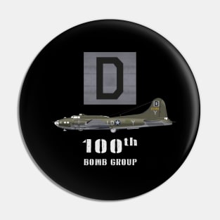 The Bloody 100th Group and B17 Flying Fortress Pin