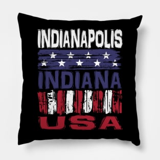 Indianapolis Ohio USA T-Shirt Pillow