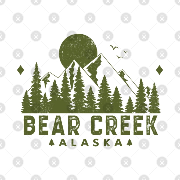 Bear Creek Alaska Mountain Souvenir by HomeSpirit