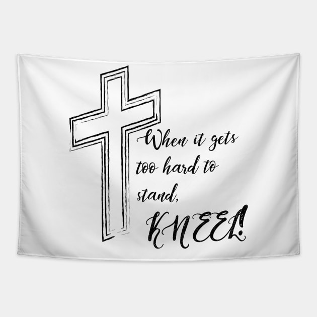 Religious Cross Design Tapestry by TaylorDavidDesigns