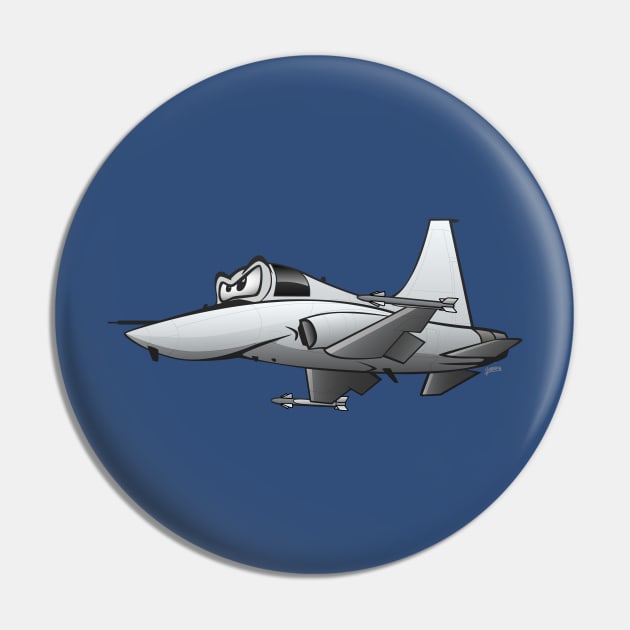 Military Fighter Jet Airplane Cartoon Pin by hobrath