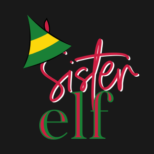 Sister Elf Christmas Shirt T-Shirt