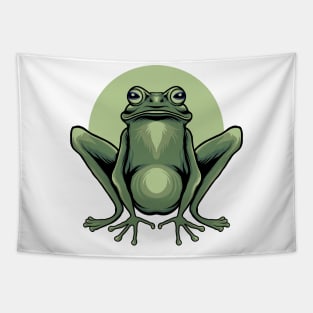 Green frog Tapestry