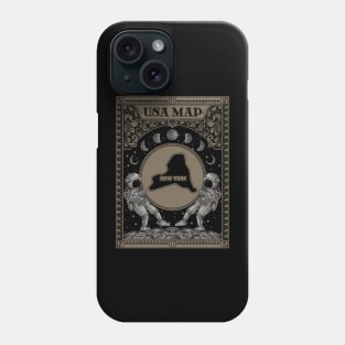 New York move to the Moon Phone Case