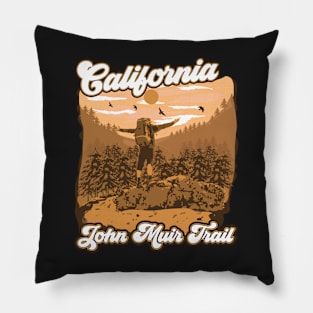 Hiking California John Muir Trail Pillow