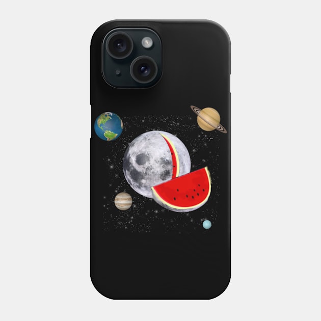 Watermelon moon design t-shirt Phone Case by  Memosh Everything 