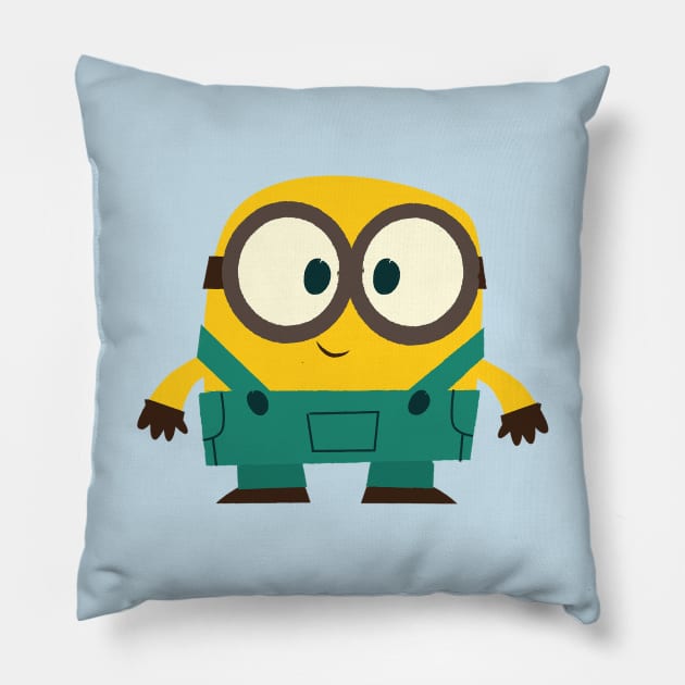 Minion Pillow by Fall Down Tree