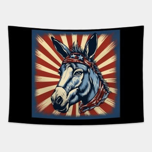 Patriotic Mule Tapestry