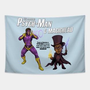 The Amazing Psych-Man & MagicHead Tapestry