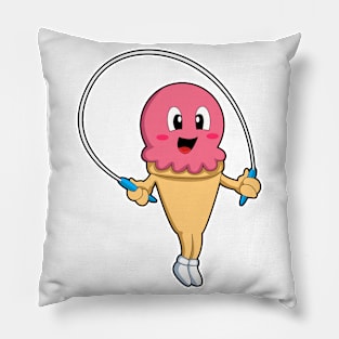 Ice cream at Fitness with Rope Pillow