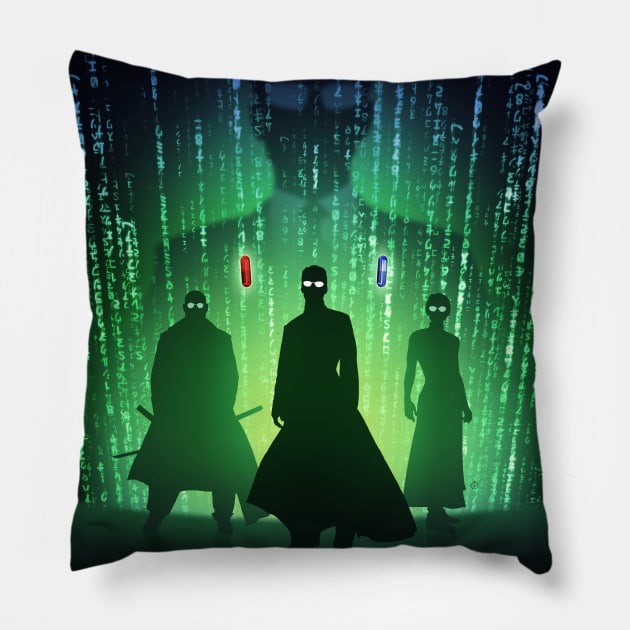 Matrix Resurrections Pillow by nabakumov