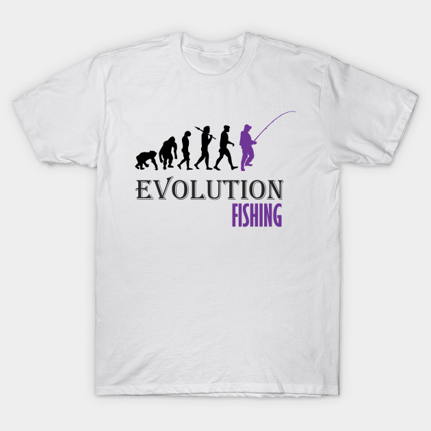Evolution Fishing Fishing T Shirt Teepublic