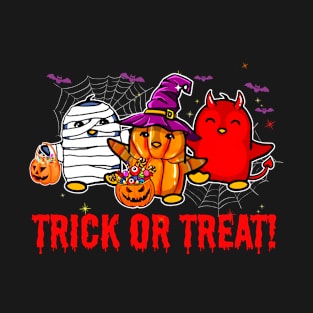 Trick Or Treat Penguin Halloween Gift T-Shirt
