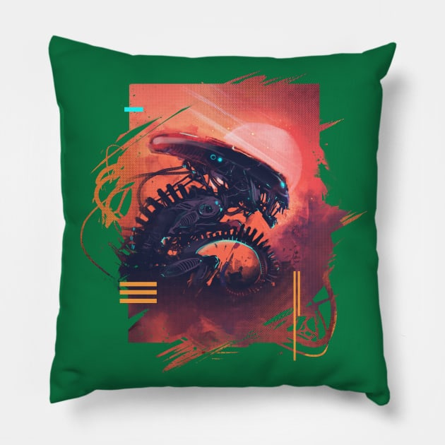 Alien Pillow by Ninja Jo