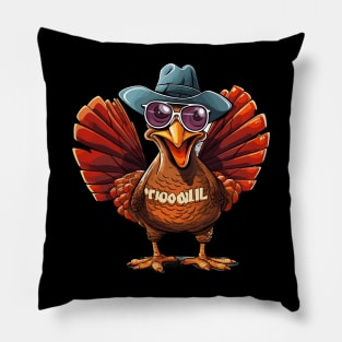Coolest Turkey in town Pillow