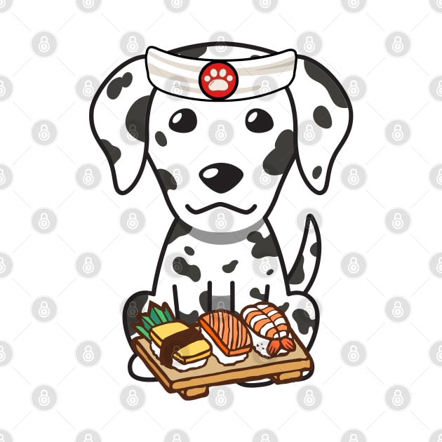 Sushi Chef Dalmatian by Pet Station