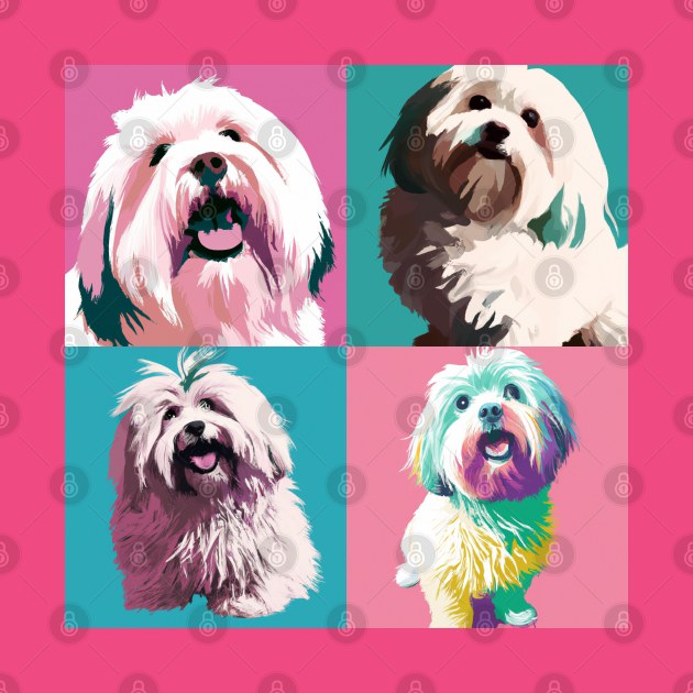 Coton de Tulear Pop Art - Dog Lover Gifts by PawPopArt