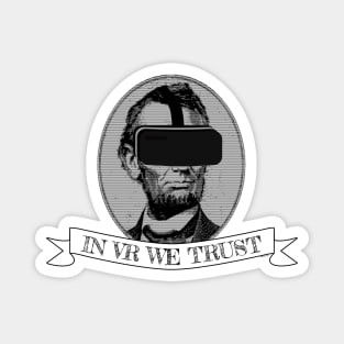 Funny Virtual Reality Player's Cool Abraham Lincoln VR Parody Magnet