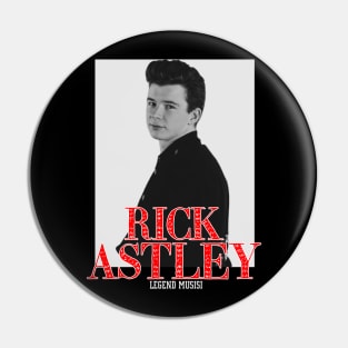 rick astley Pin