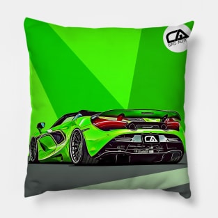 Custom McLaren 720s Illustration Pillow