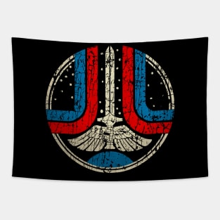 The Last Starfighter // 80s Science Siction // Vintage Logo Tapestry