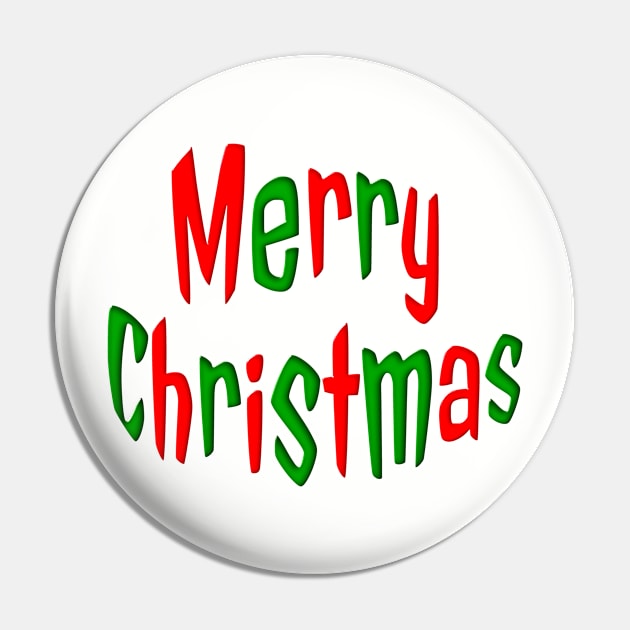 Red Green Merry Christmas Pin by Roly Poly Roundabout