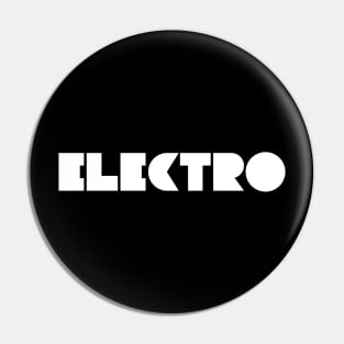 ELECTRO LOGO Pin