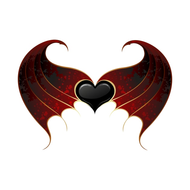 Gothic vampire heart by Blackmoon9