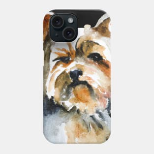 Yorkshire Terrier Watercolor - Gift For Dog Lovers Phone Case